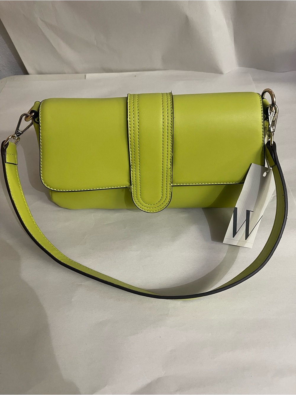 Worthington Lime Green Mini Shoulder Bag